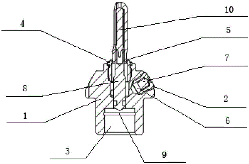 Water mist nozzle with combination of direct-spray atomizing nozzle and cyclone atomizing nozzles