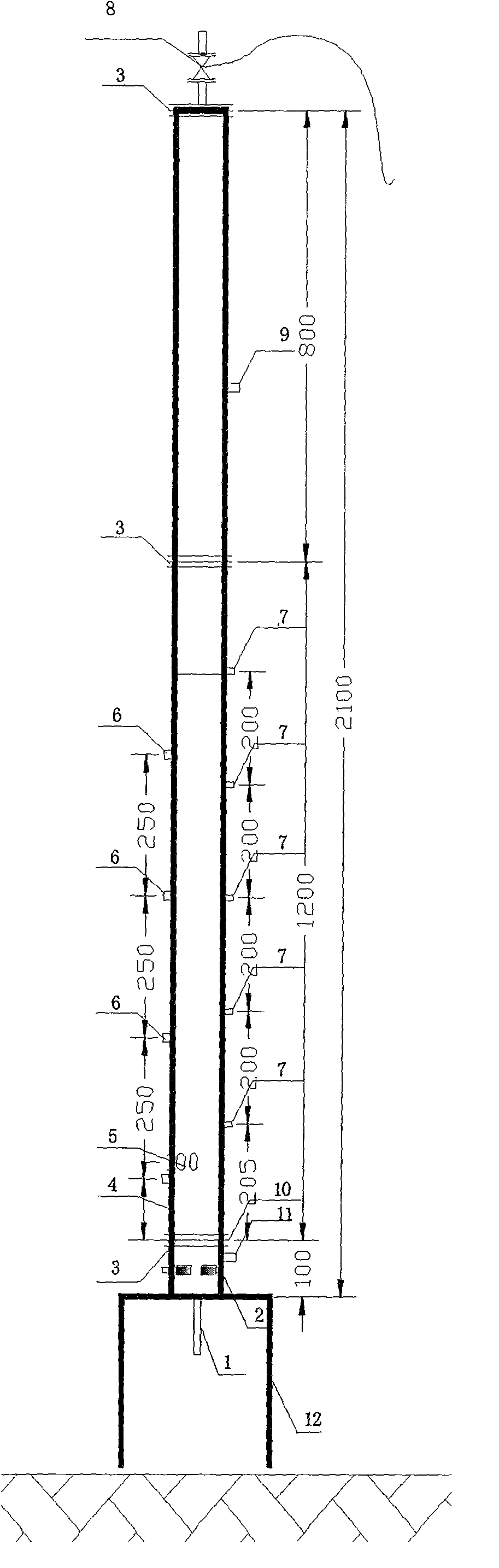 Device and method for continuously operation and reinforcement of biomembrane phosphate removing