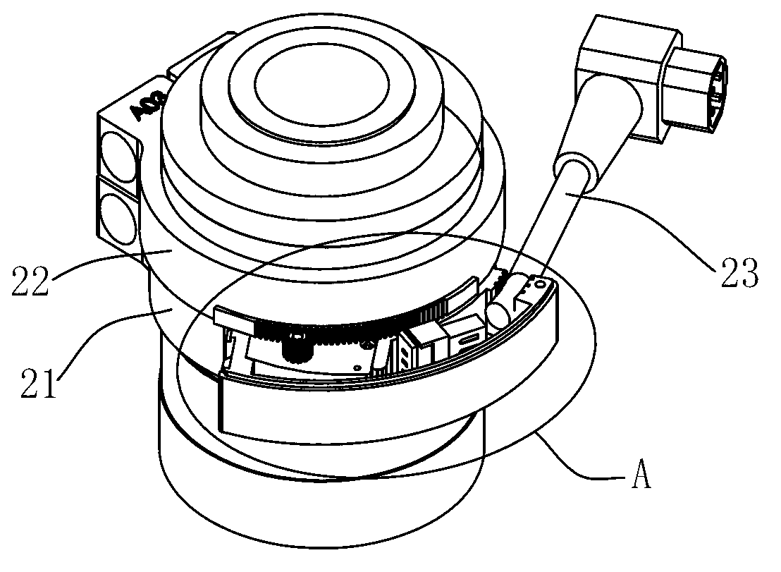 External connection control device for manual iris lens