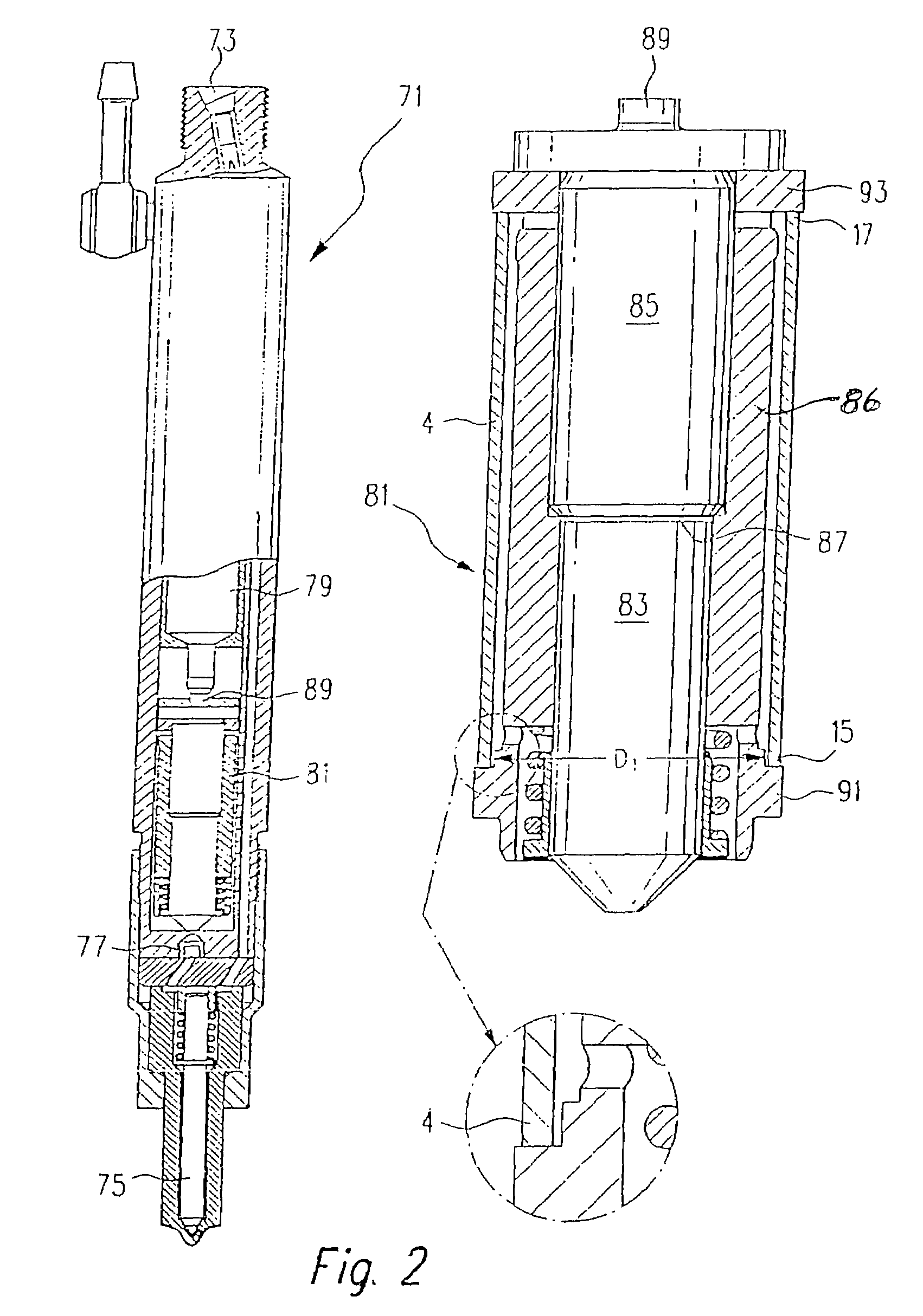 Actuator unit for a piezo-controlled fuel injection valve