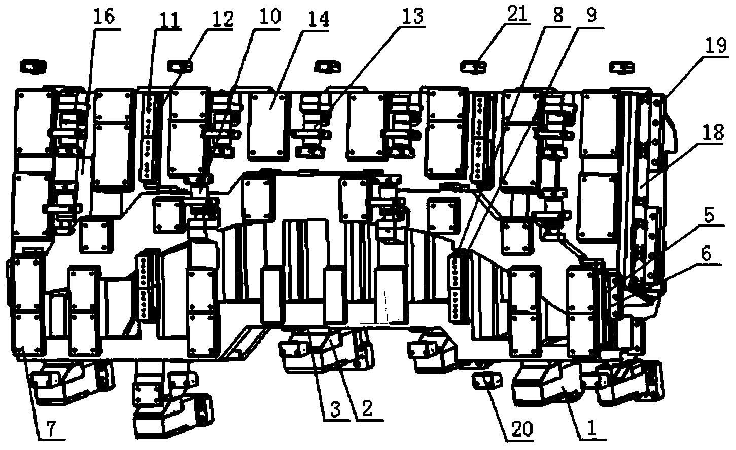 Lateral shaping tapered wedge mechanism