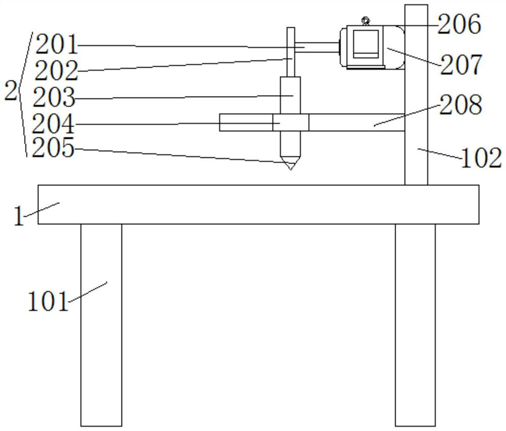 Concrete testing device and method for hydraulic engineering