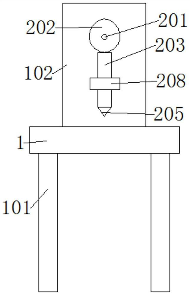 Concrete testing device and method for hydraulic engineering