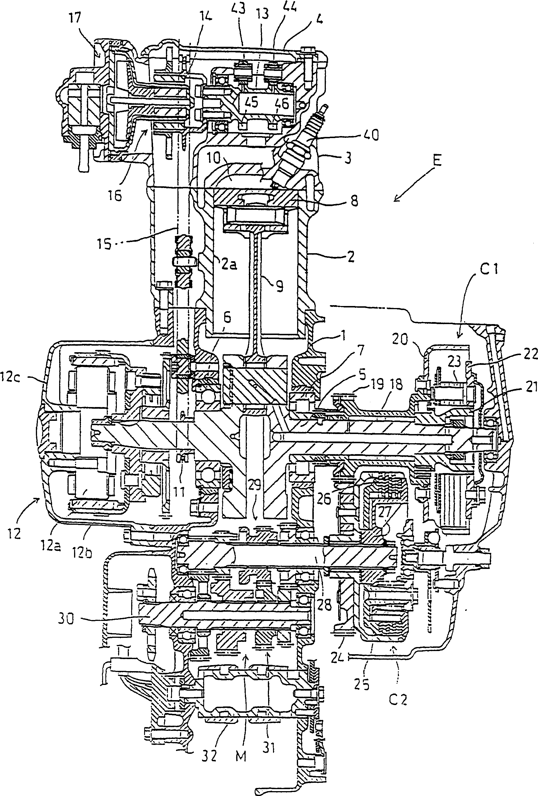 Spontaneous intake type internal combustion engine for vehicles