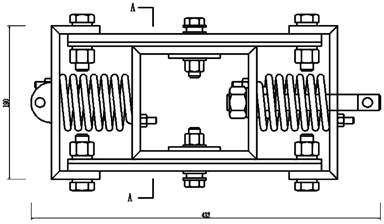 Self-resetting piezoelectric friction damper