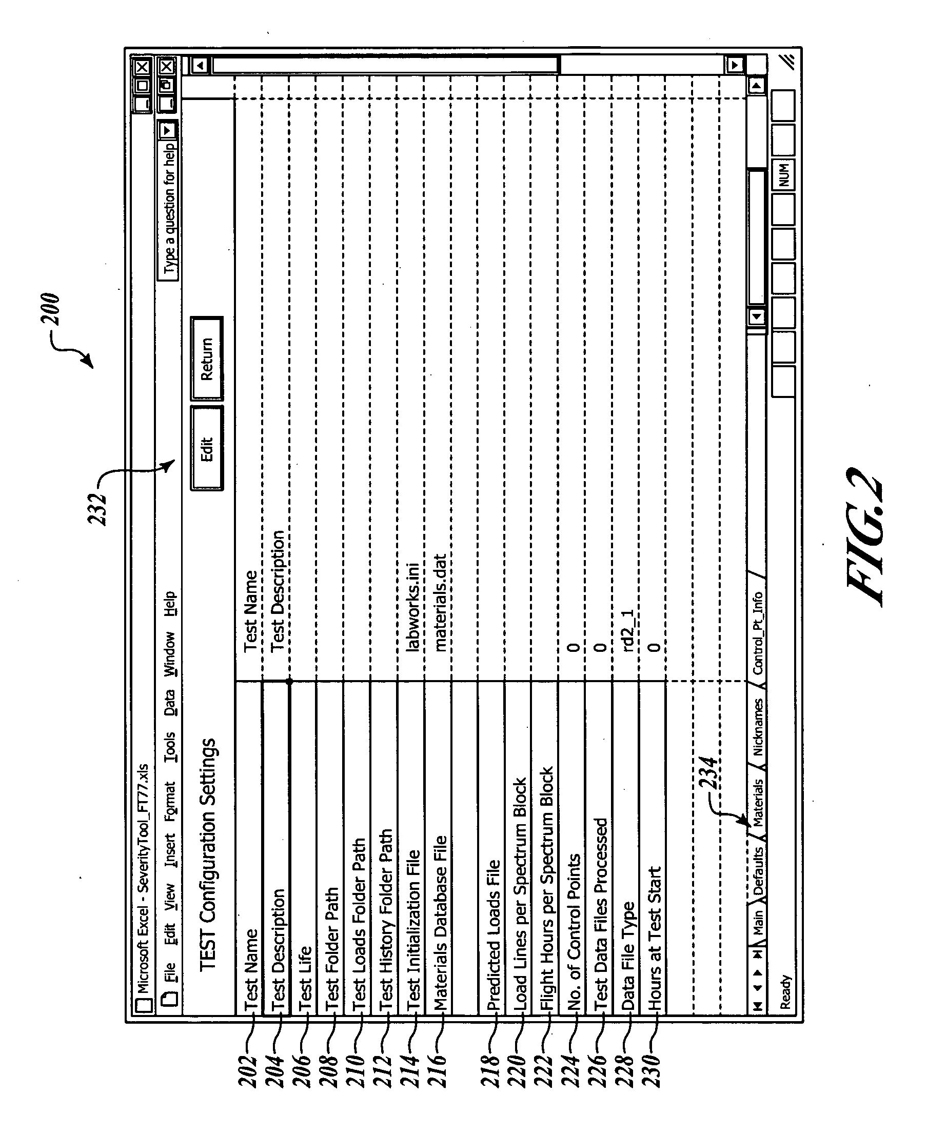 Methods and systems for analyzing structural test data