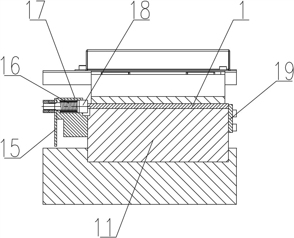 Multi-station tooth-making fixture and clamping method for cutting tools used in sugar industry