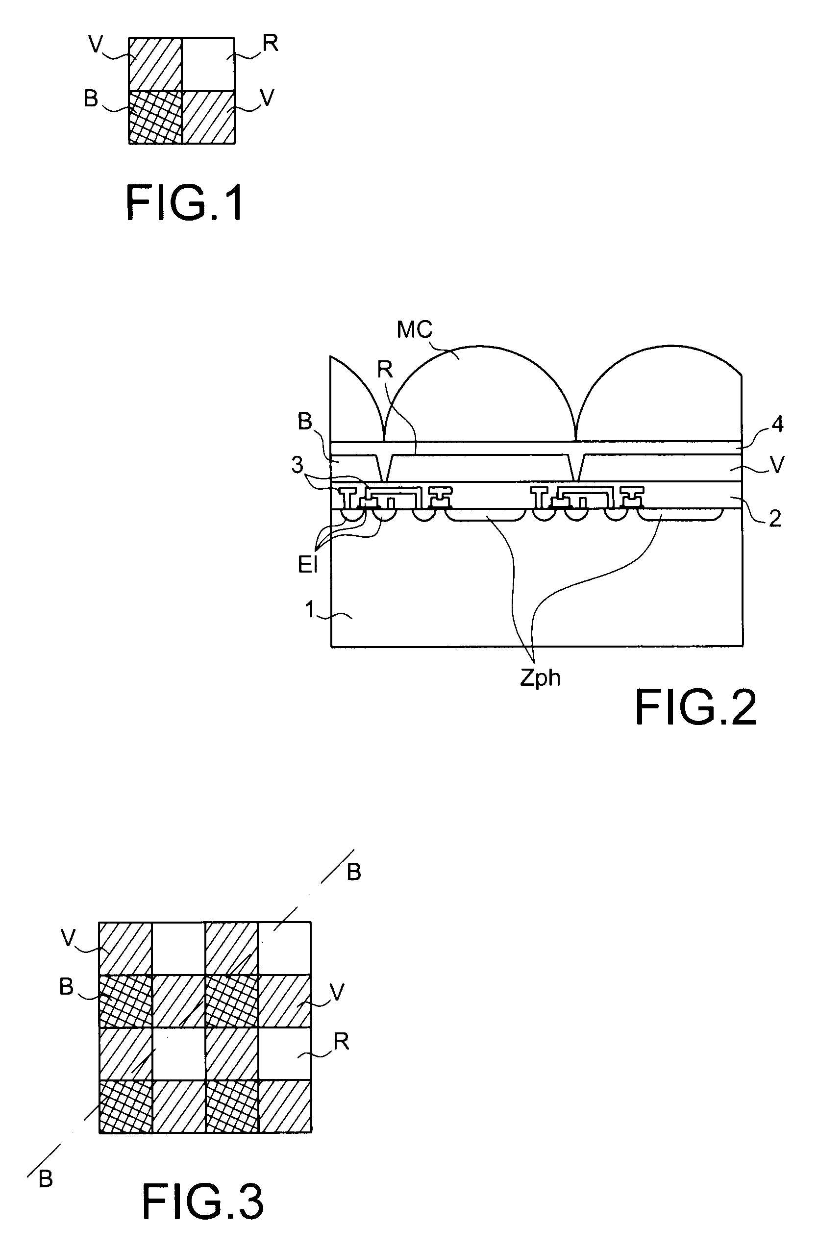 Wavelength optical filter structure and associated image sensor