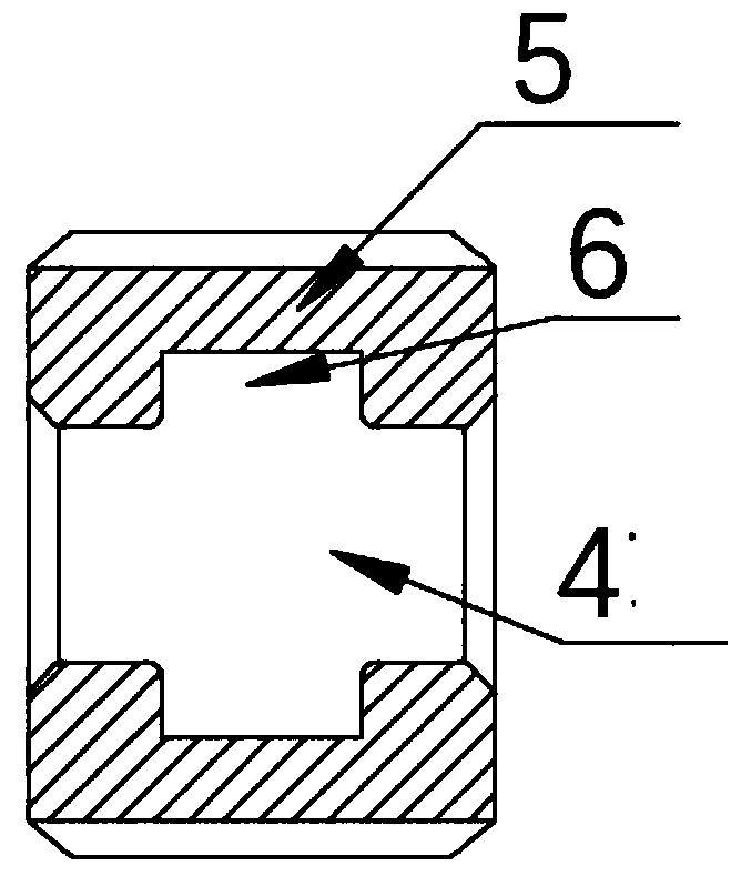 Special-shaped bearing and special-shaped bearing structure