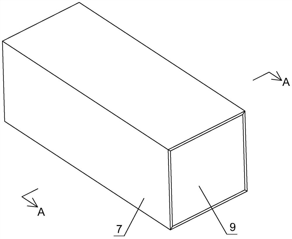 Double-layer folding moon cake box and its manufacturing process