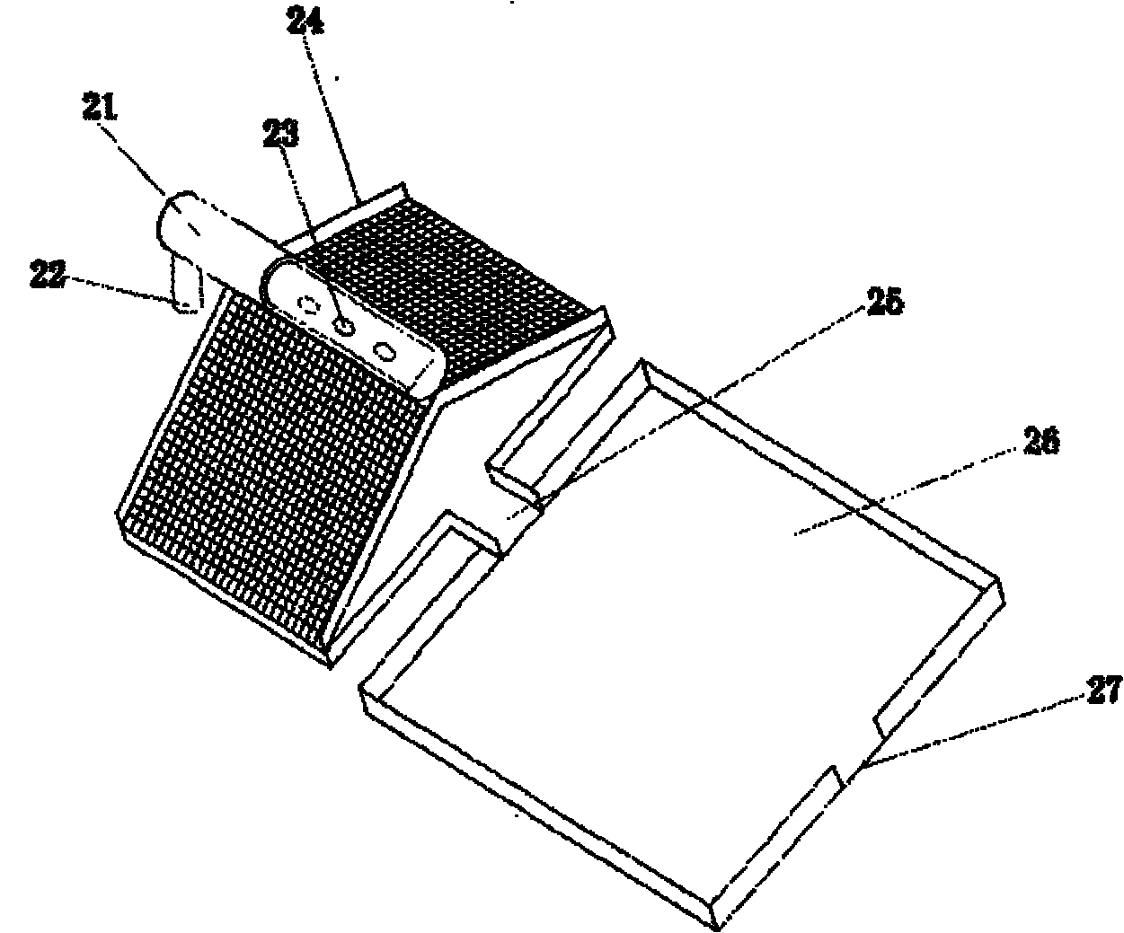Method for treating urban domestic garbage by soaking and screening and treatment equipment
