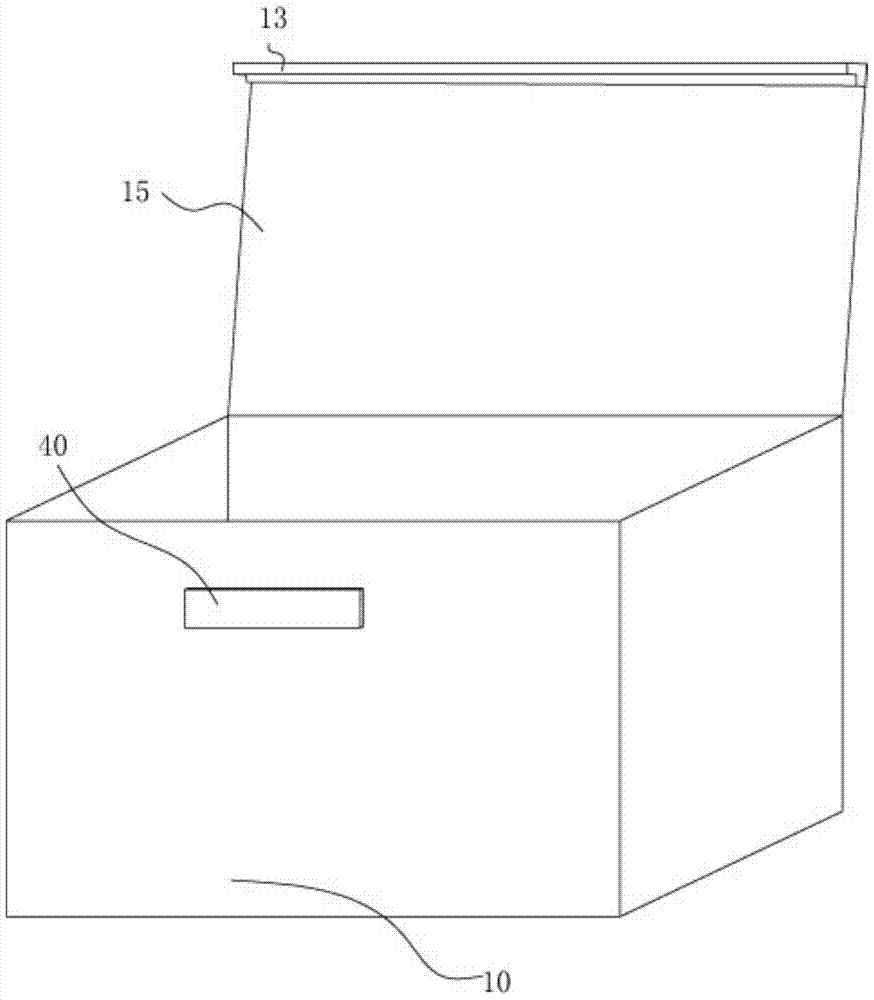 A bottom supported corrugated box