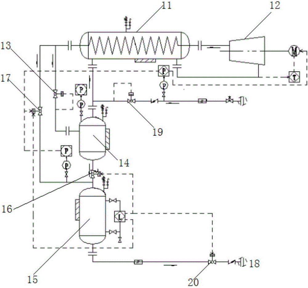 Methane recovery system and recovery method