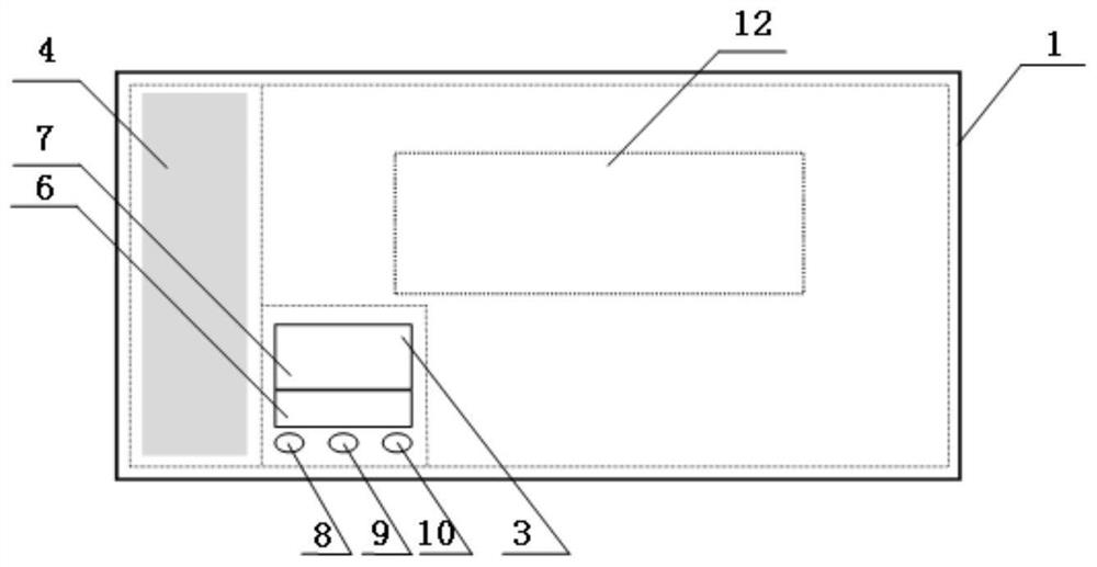 Heating temperature sensing kneecap