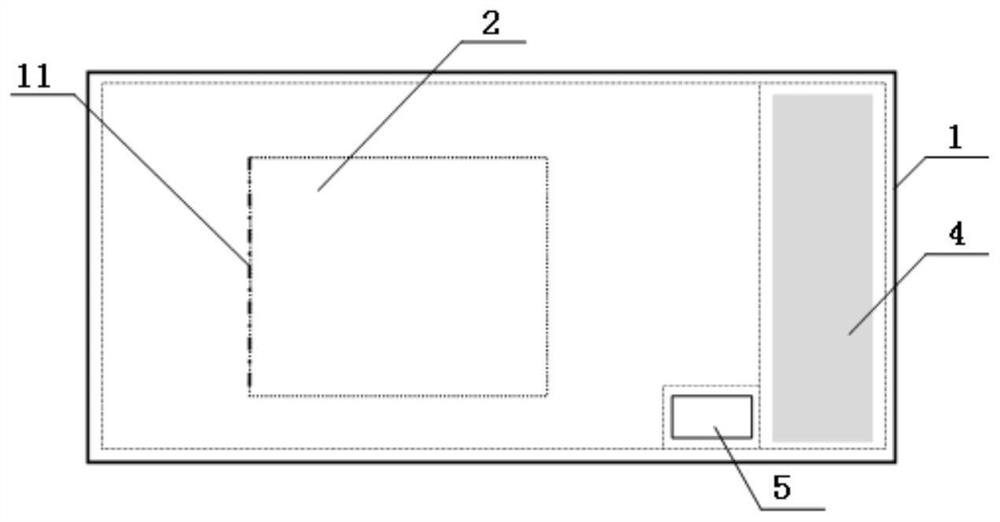 Heating temperature sensing kneecap