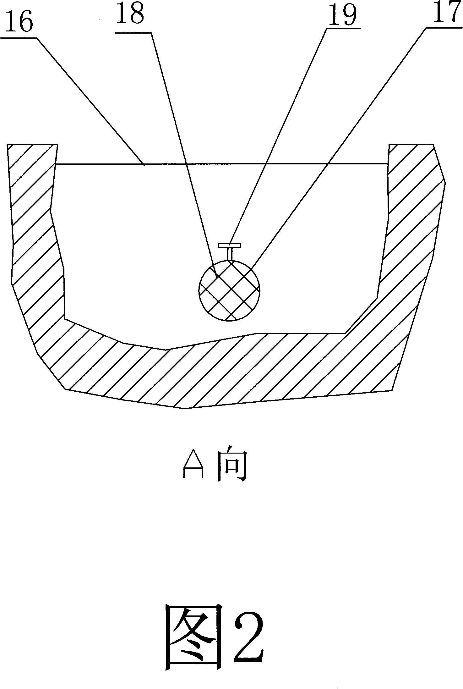 Overground step reservoir and building method thereof