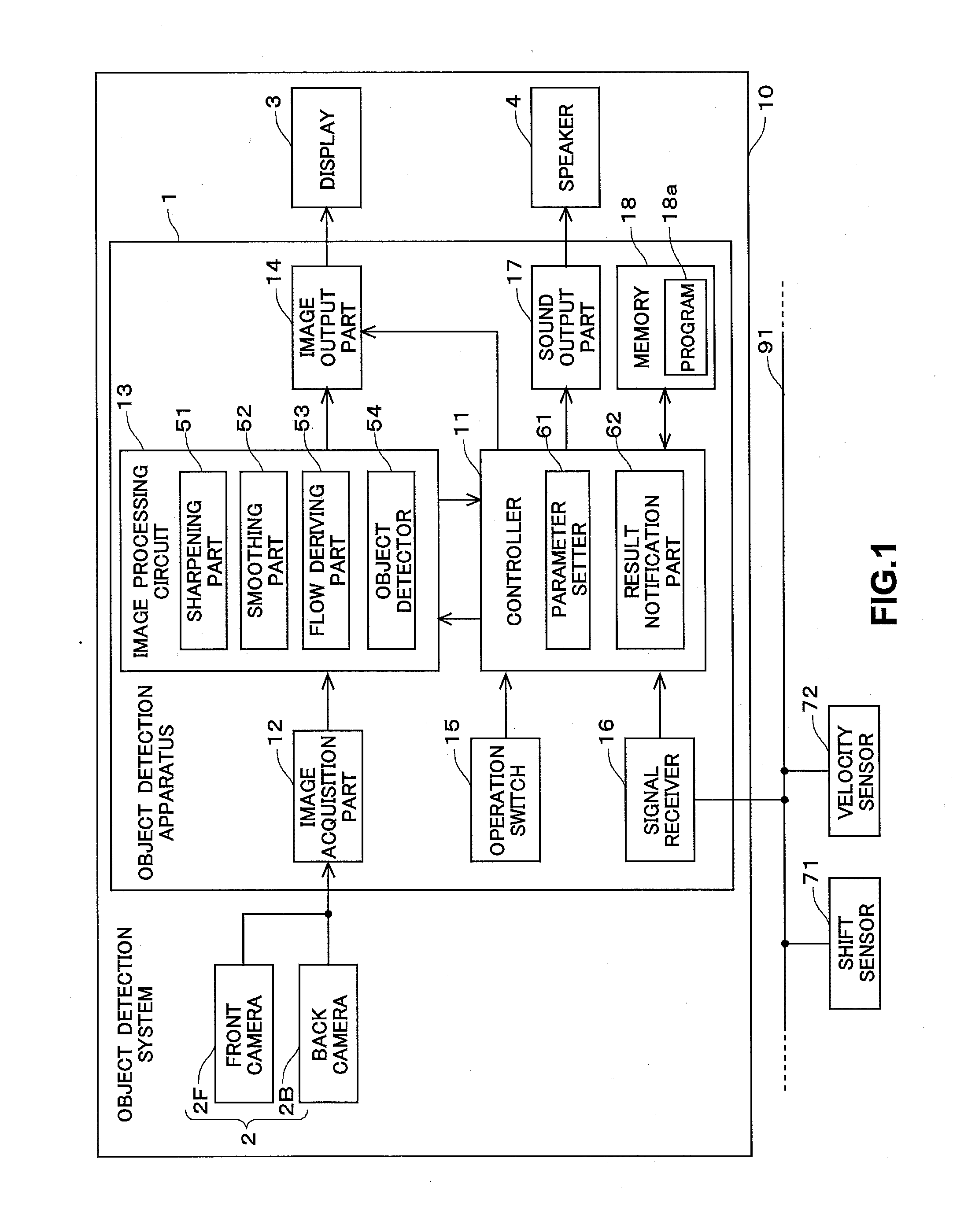 Object detection apparatus