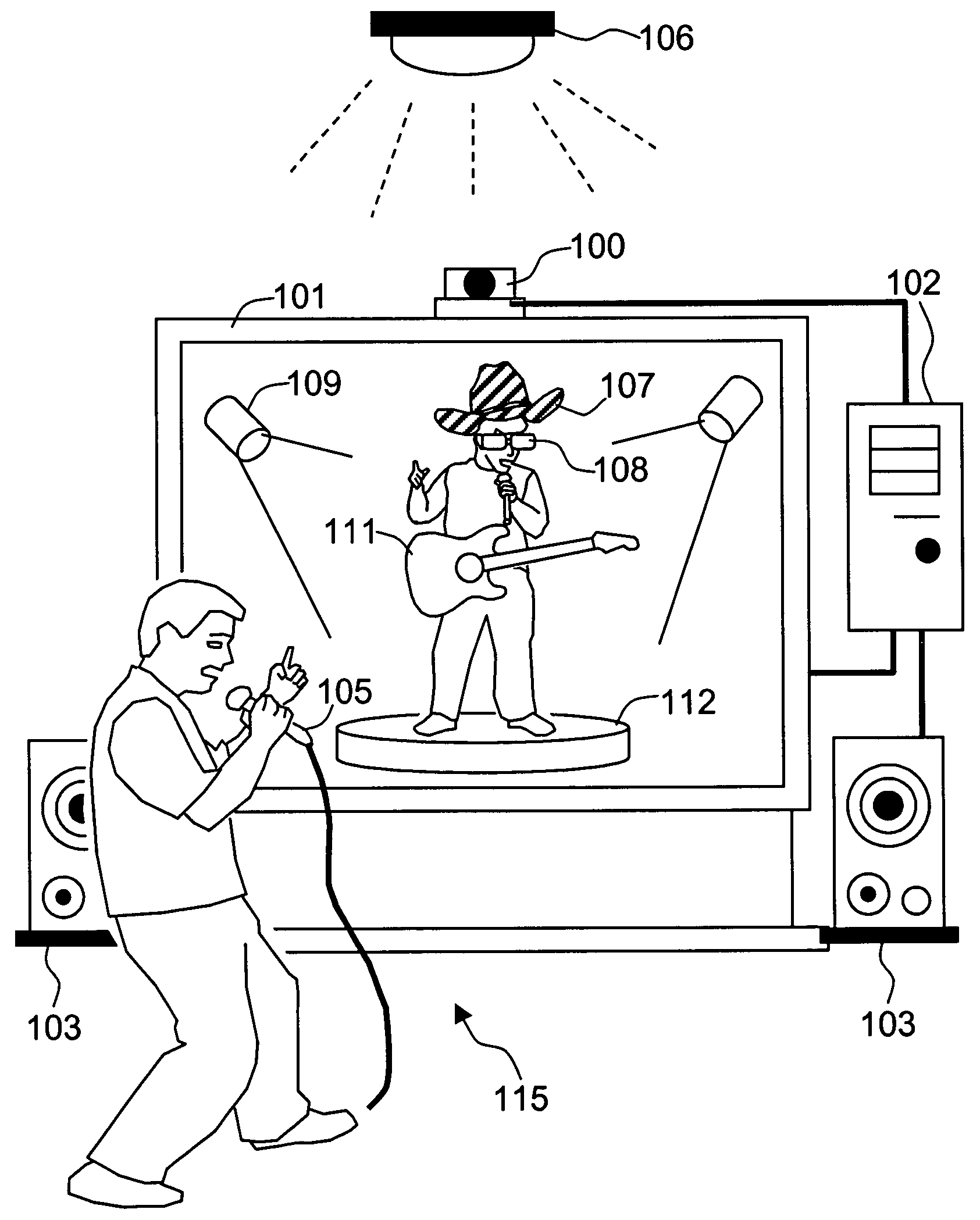 Method and system for enhancing virtual stage experience