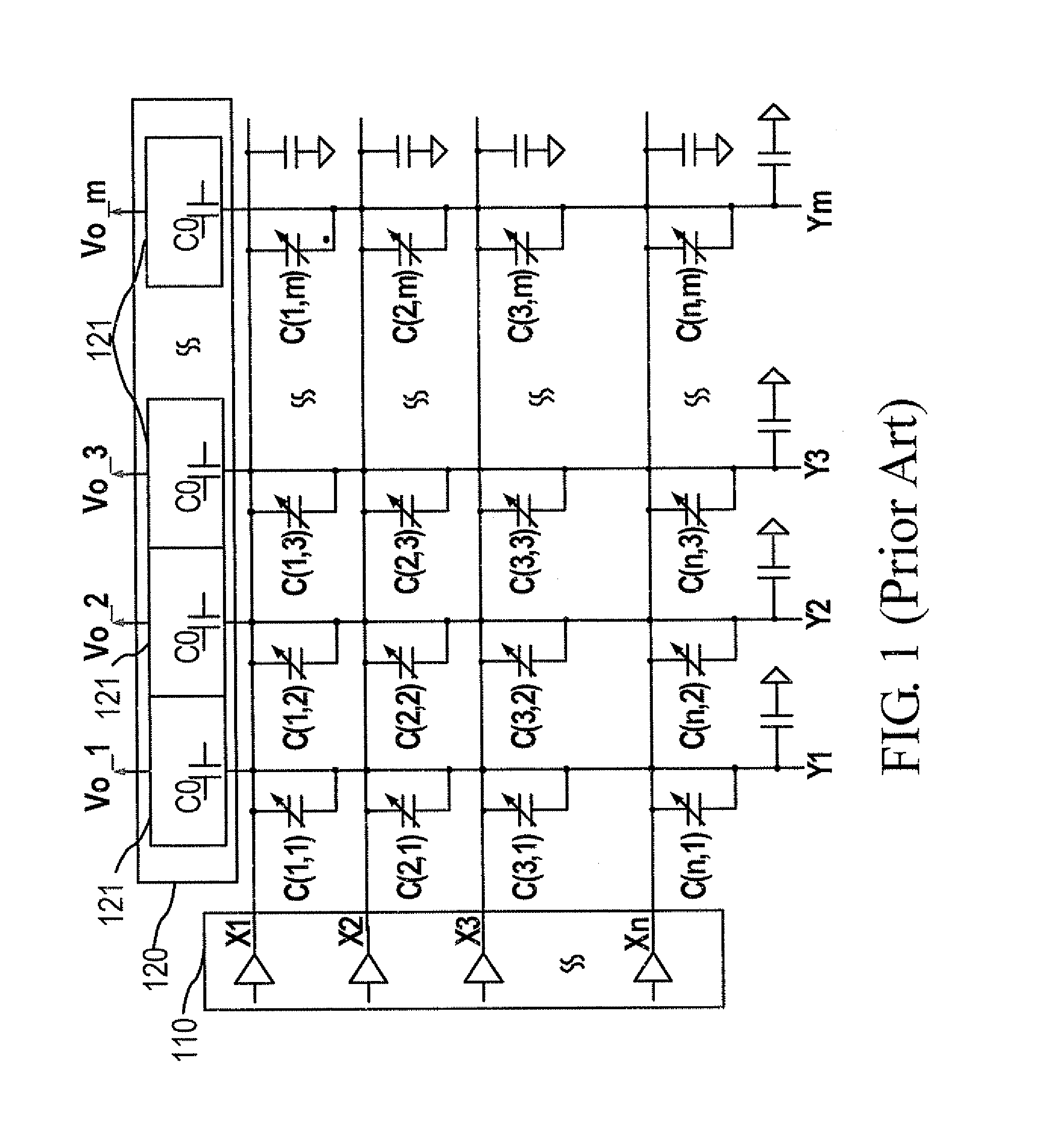 Demodulation method and system for a low-power differential sensing capacitive touch panel
