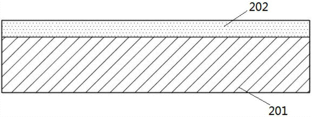 Single-sided CSP LED and manufacturing method thereof