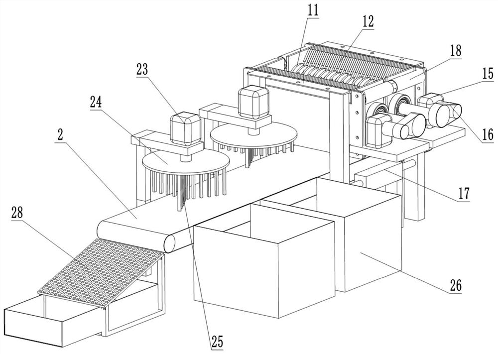 Coal crushing and screening machine for coal preparation