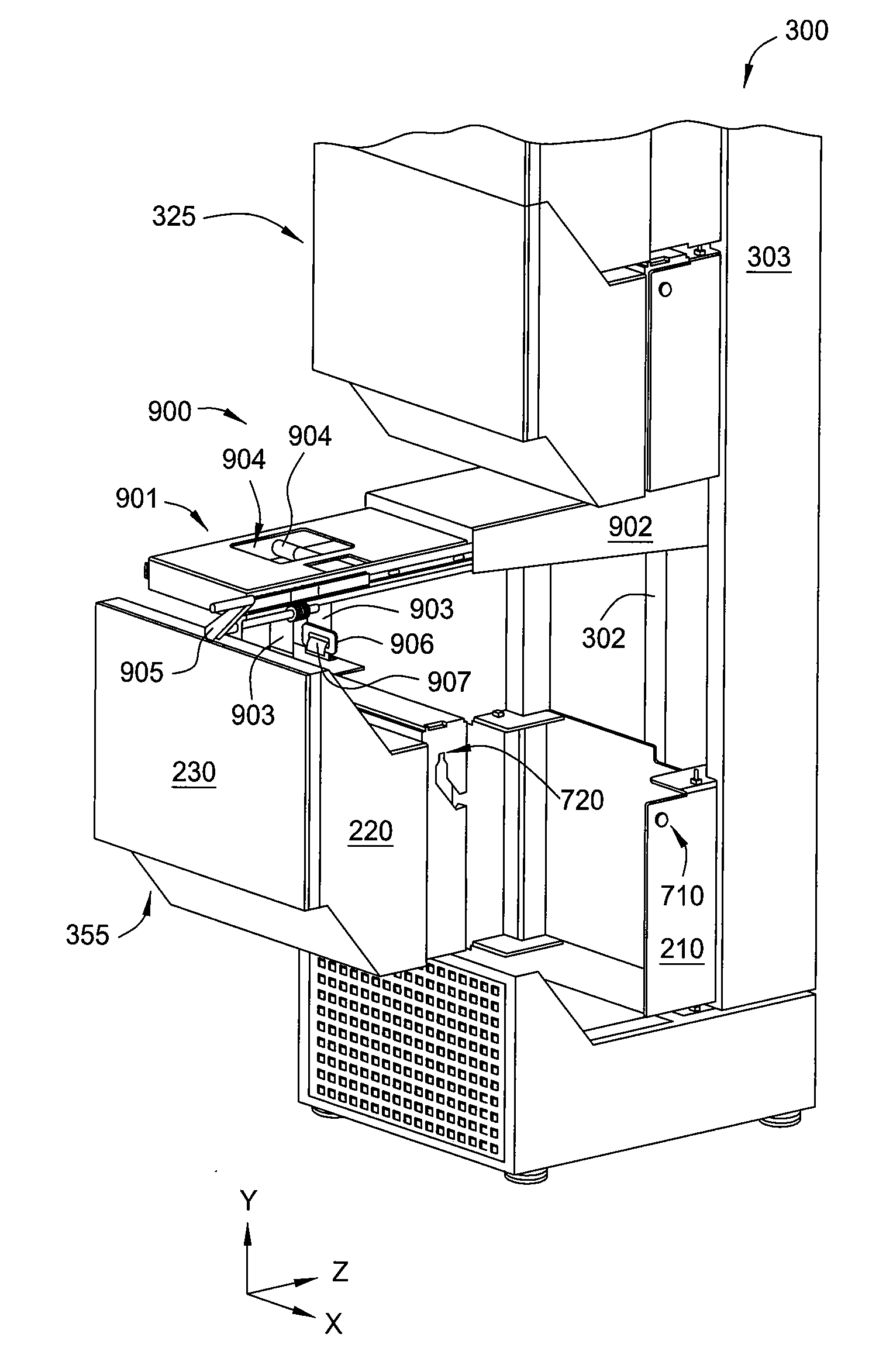 System for Removing a Display Unit From a Multi Panel Display