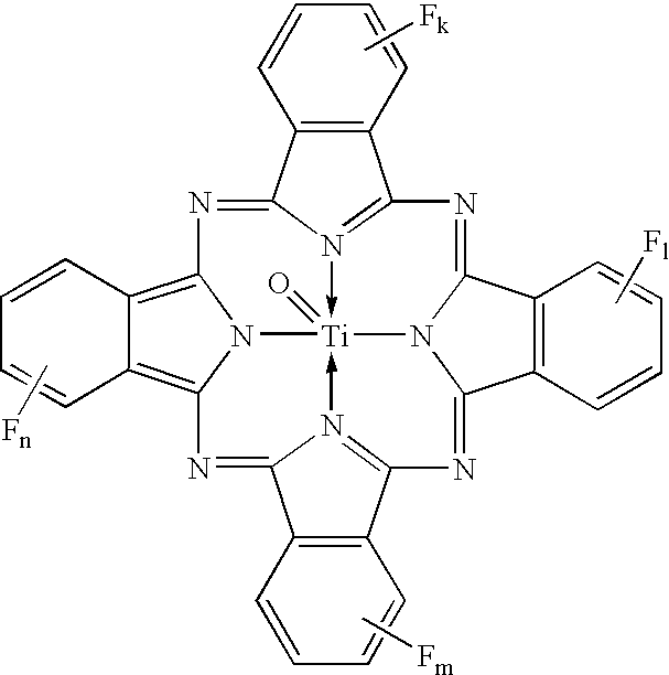 Uniform cocrystals of titanyl fluorophthalocyanine and titanyl phthalocyanine formed in trichloroethane, and charge generating layer containing same