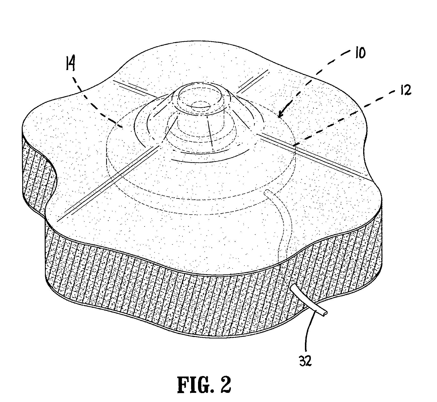 Two position septum for implantable vascular access device