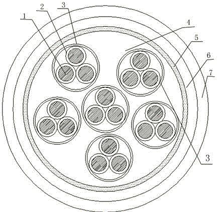 Double-shielded fire-resistant cable