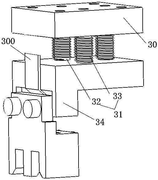 Vertical terminal detection device