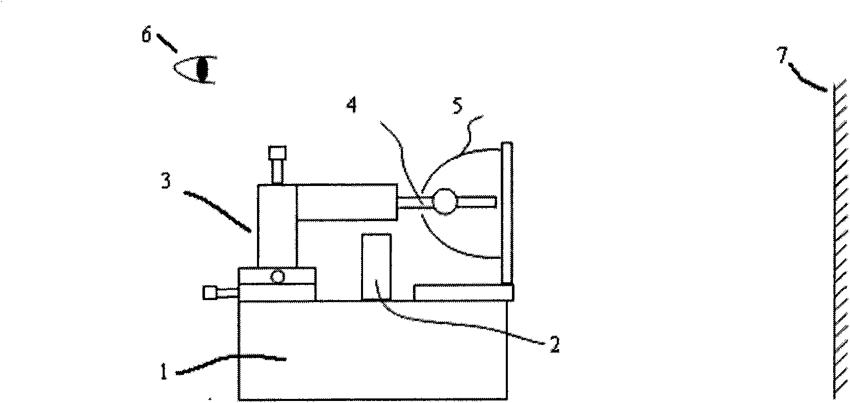 Device for automatically positioning projection lamp wick in lamp cup and method for positioning same