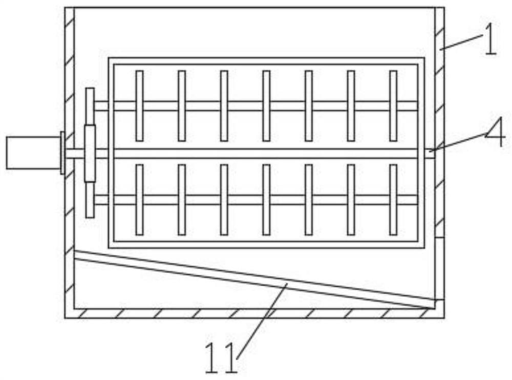 Crude oil filtering equipment for vegetable oil processing and working method of crude oil filtering equipment