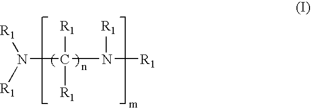 Crosslinked amine polymers