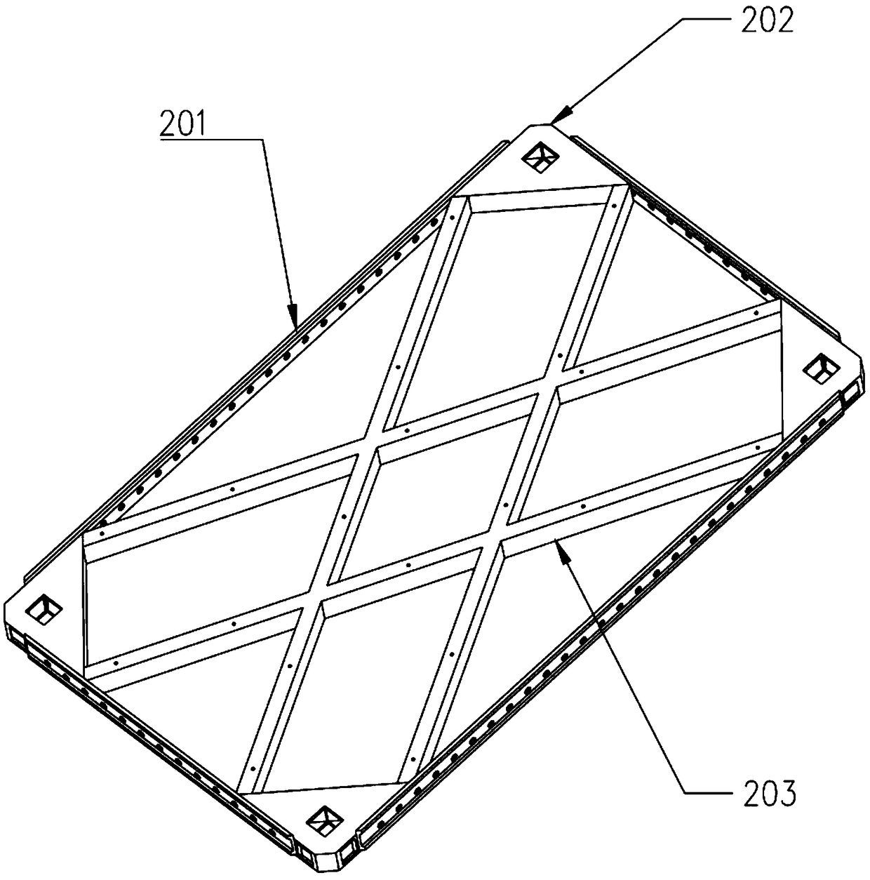 Novel fabricated building template