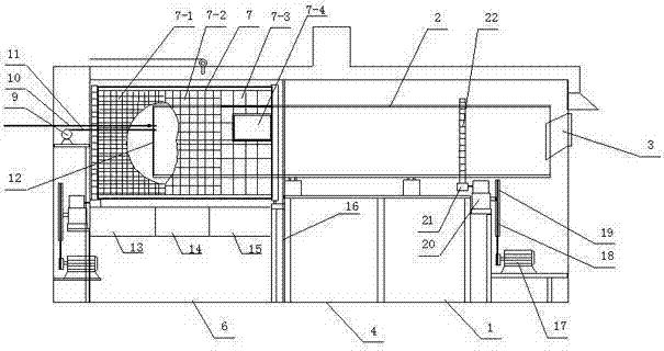 Automatic detaching machine for abandoned electronic circuit board element