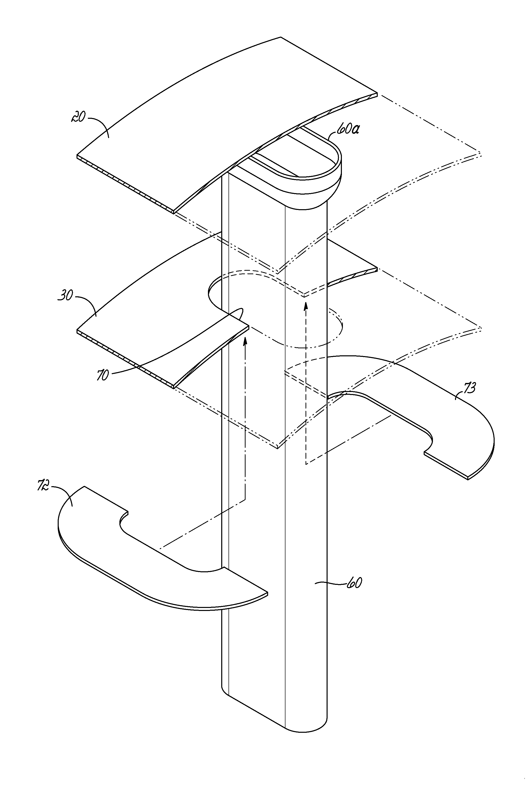 Apparatus and methods for eliminating cracking in a turbine exhaust shield