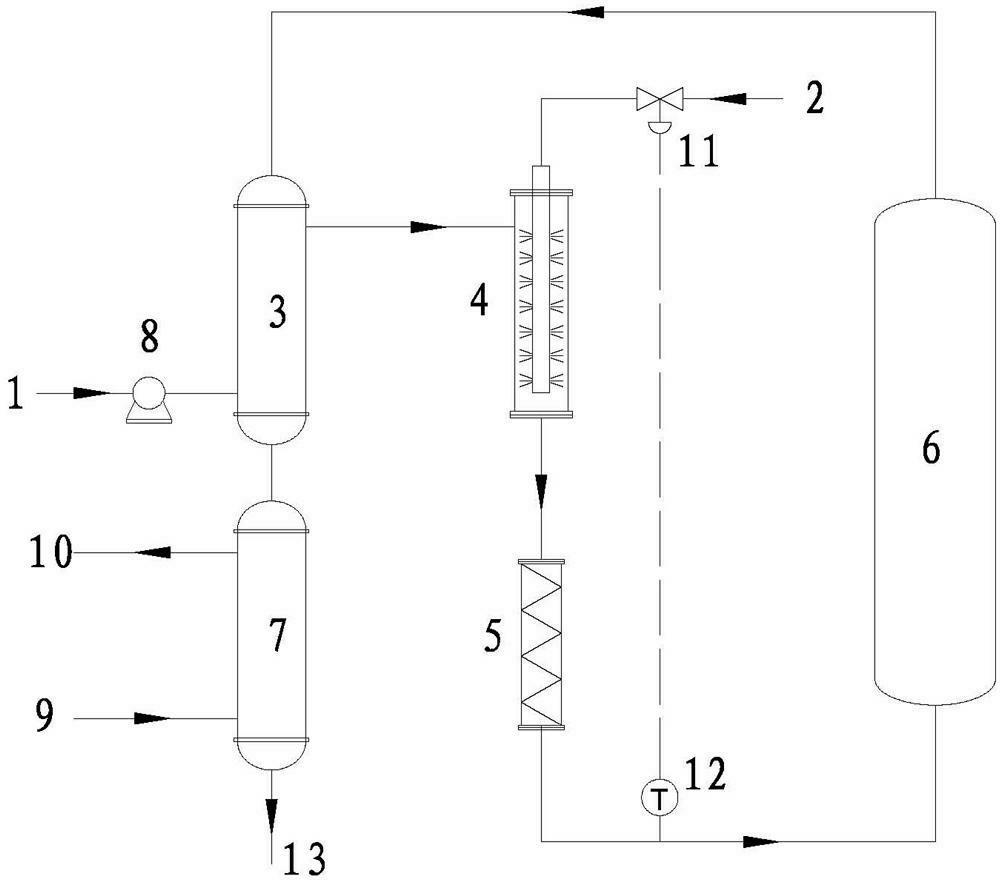 Process for hydrolyzing alpha-olefin sulfonate and system for ...