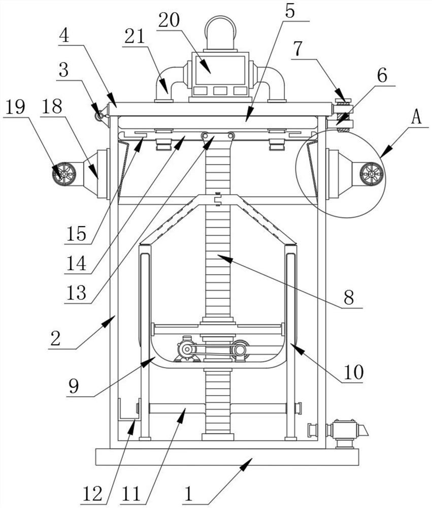 Treatment device for raw materials of dairy product and using method of treatment device