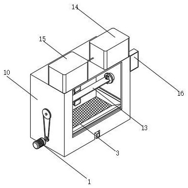 Metal building material surface polishing and derusting device