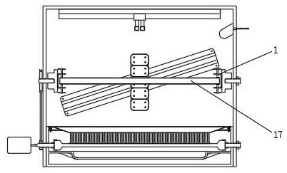 Metal building material surface polishing and derusting device