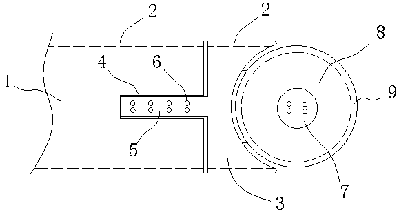 Chain saw guide plate and chain saw with same