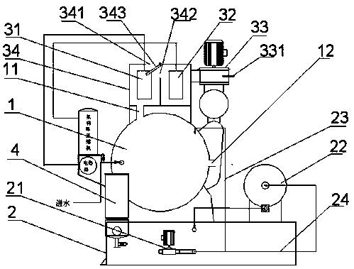Multifunctional washing integrated machine and dry cleaning and water washing drying switching method