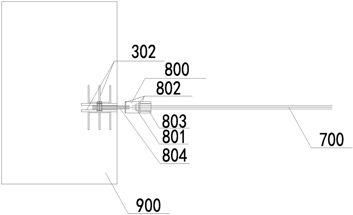 Angle-adjustable-type guy cable system of ultra-high steel pipe support