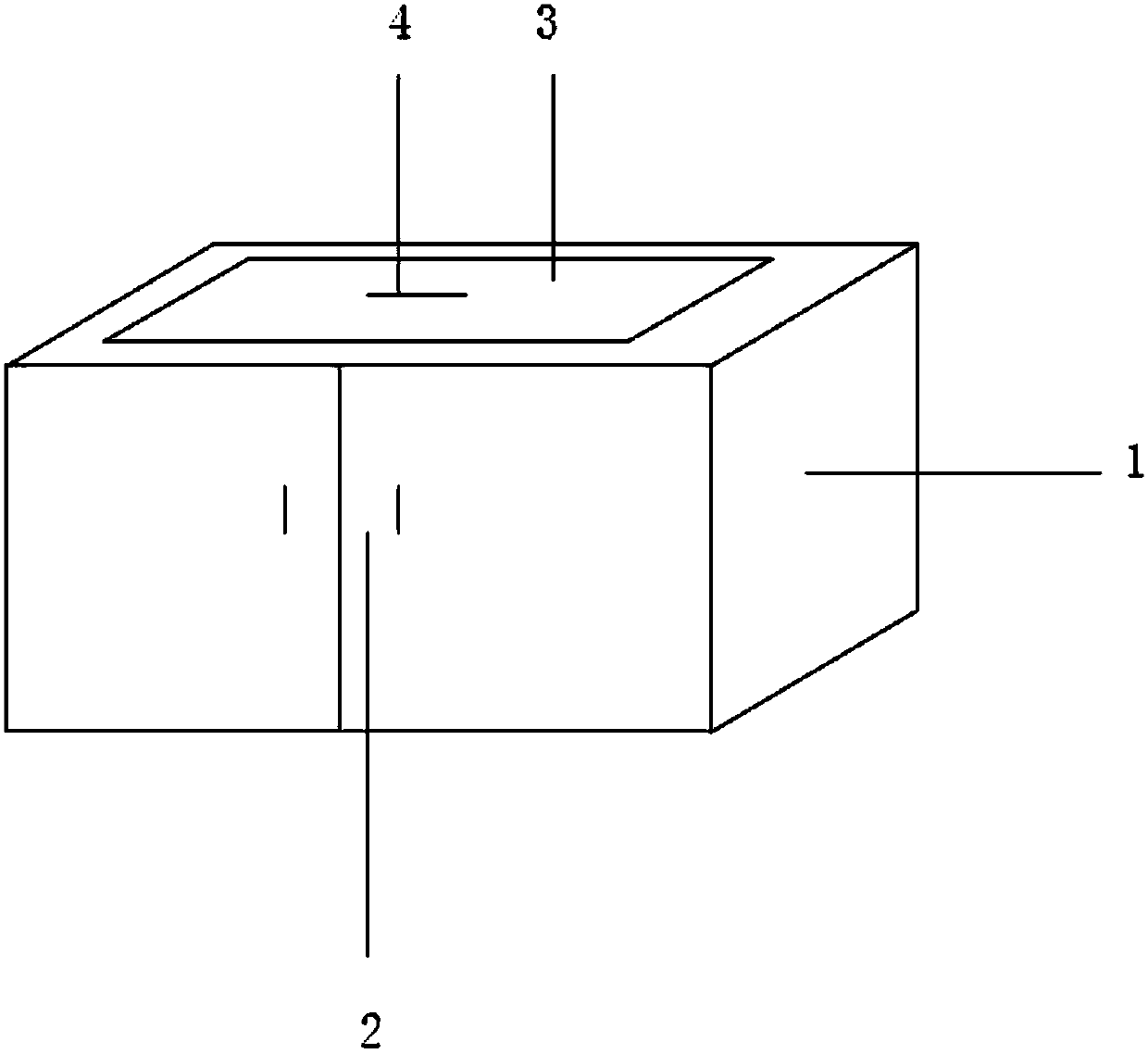 Moisture-proof storage box for cloth