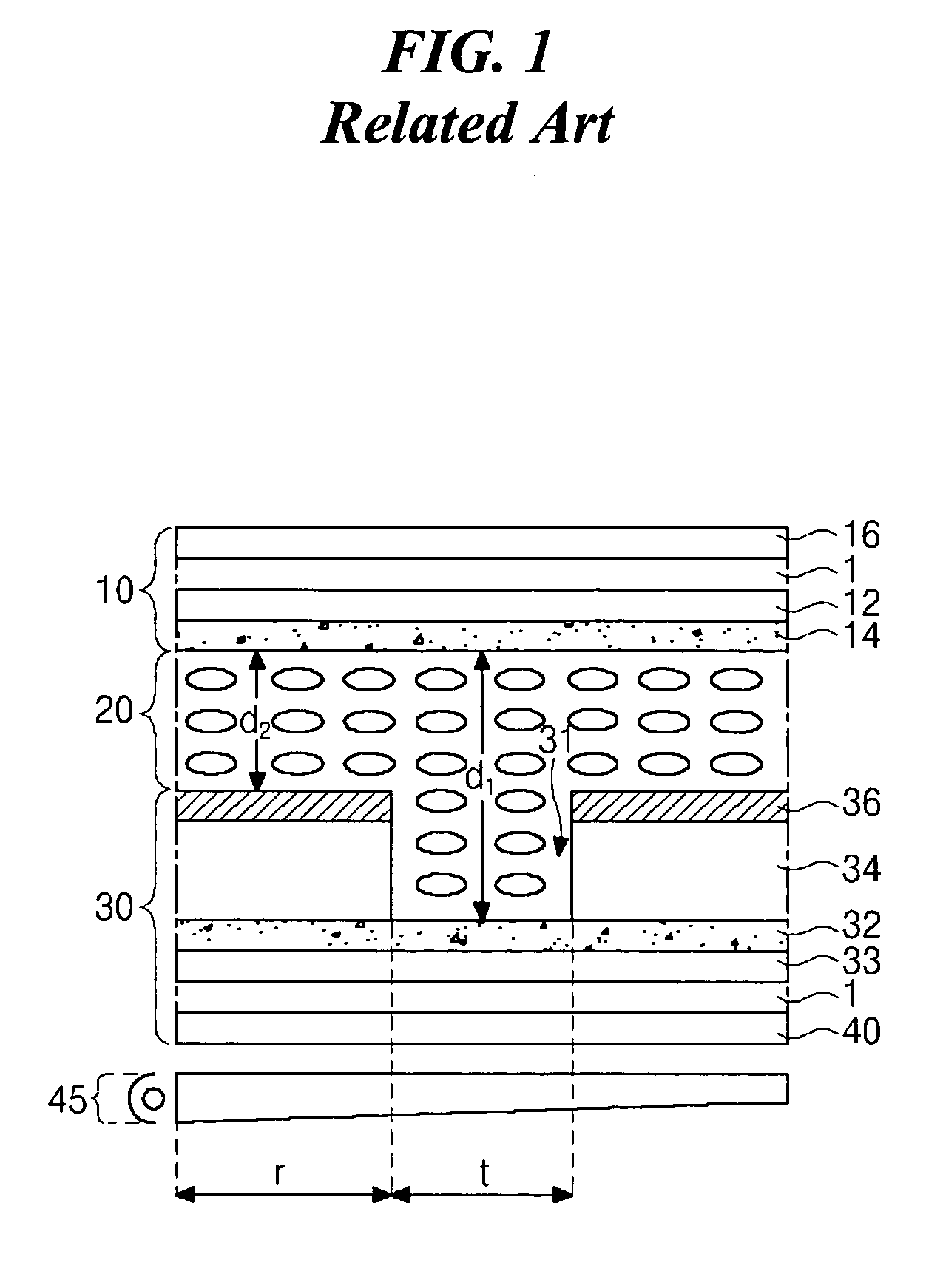 Transflective LCD device having dual thickness color filter