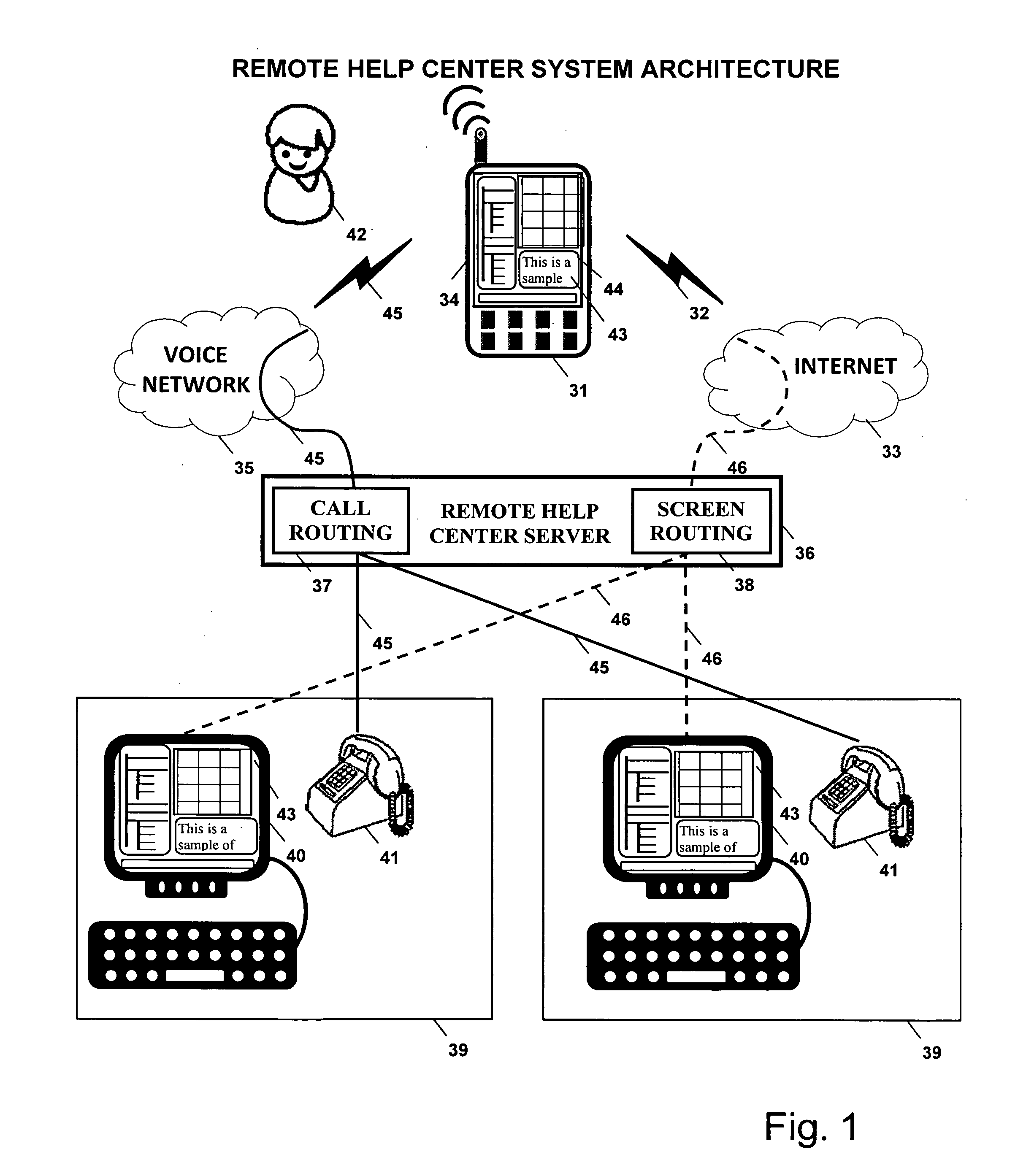 Assisted application operation service for mobile devices using screen sharing