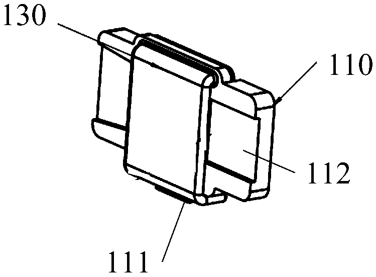 Mobile terminal accessory fixing device and mobile terminal accessory