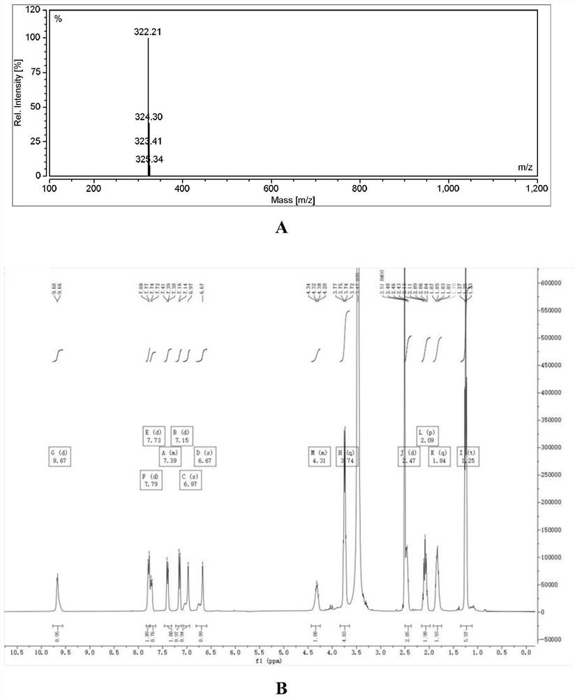Oxazine near-infrared fluorescent dye as well as preparation method and application thereof