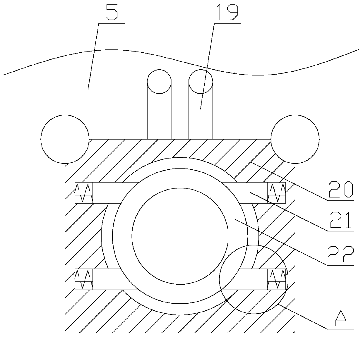 Spray coating machine having conveying pipe storing function and used for treating methanal