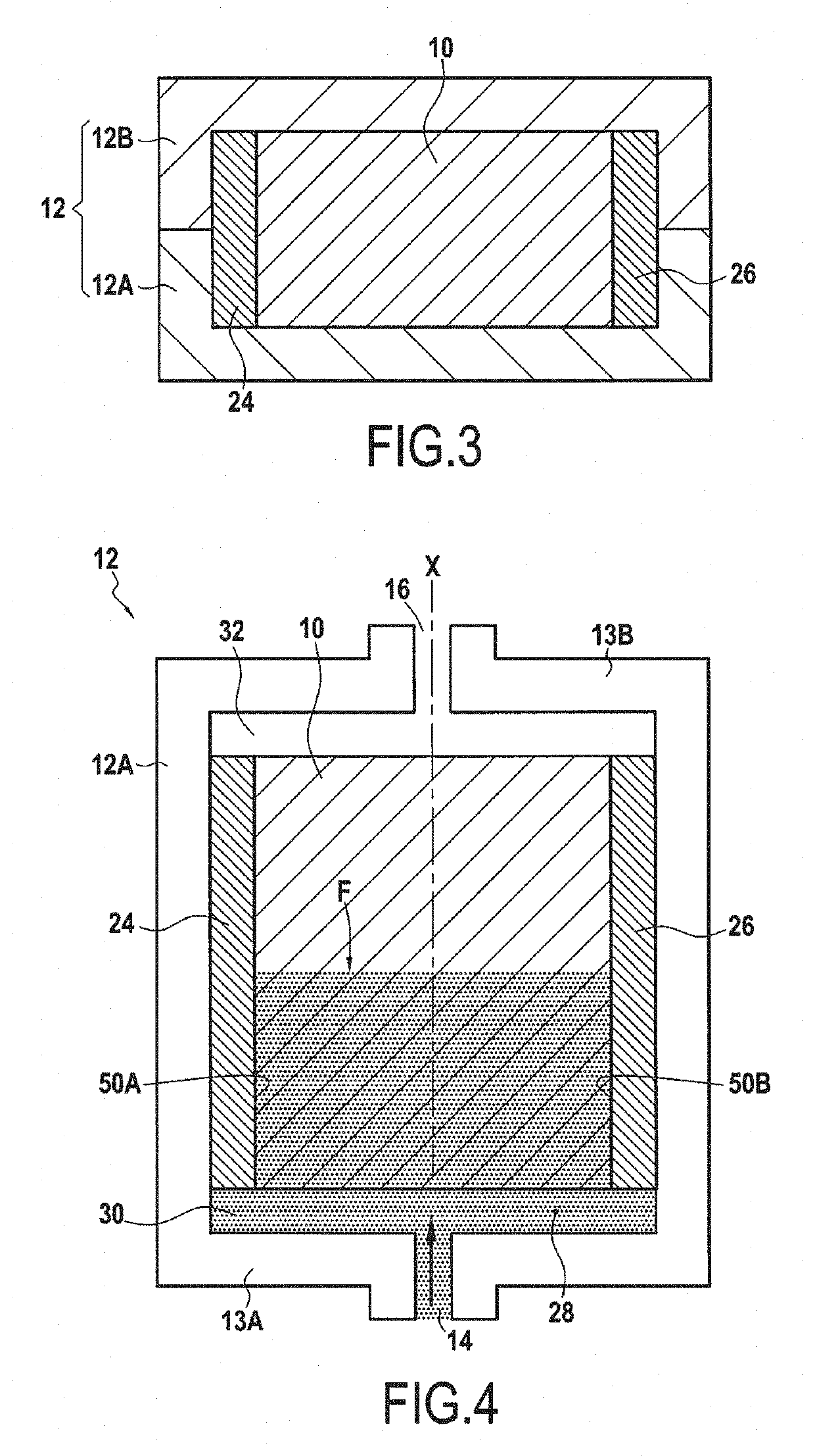 Method for impregnating a fibrous preform using a seal, and method for manufacturing a matrix reinforced by a fibrous preform